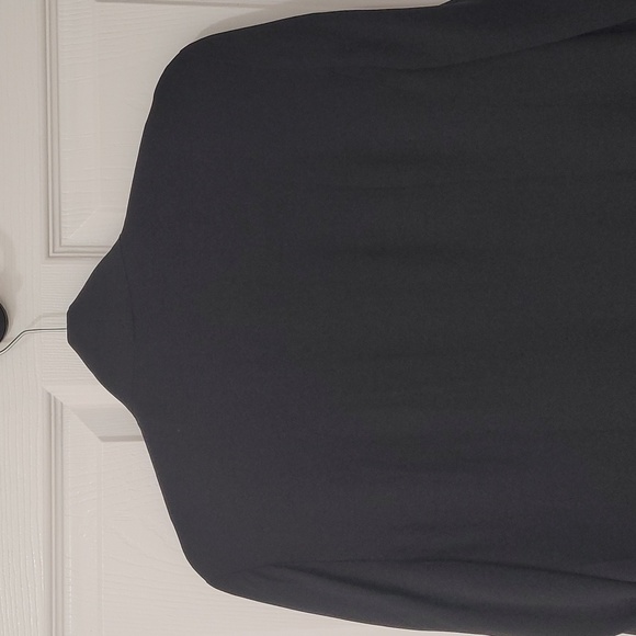 Eileen Fischer silk open front Georgette Crepe blazer size small, black - Picture 5 of 8